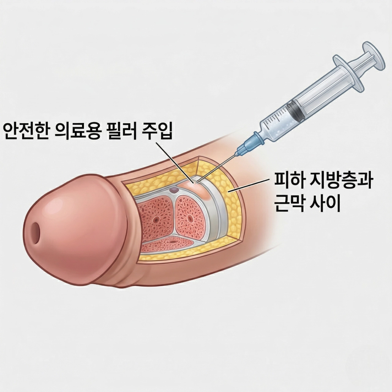 필러 음경확대술 시술 원리